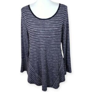 STYLE & CO. NAVY STRIPE TUNIC SZ.M EUC